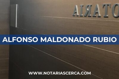 Notaría Alfonso Maldonado Rubio (Valencia)