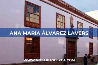 Notaría Ana María Álvarez Lavers (La Laguna)