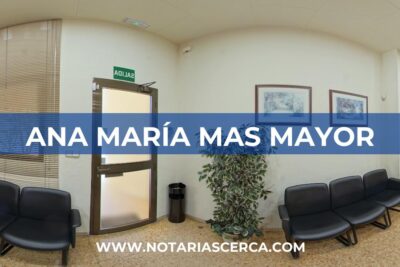 Notaría Ana María Mas Mayor (Chirivella)