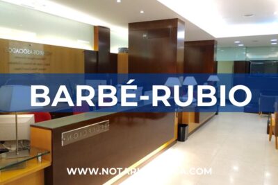 Notaría Barbé-Rubio (Vélez-Málaga)