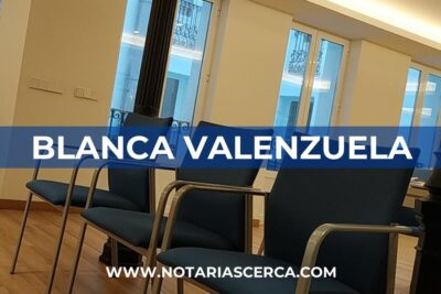 Notaría Blanca Valenzuela (Madrid)