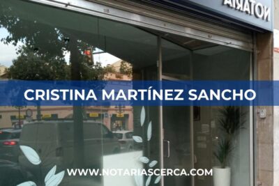 Notaría Cristina Martínez Sancho (Sant Boi de Llobregat)