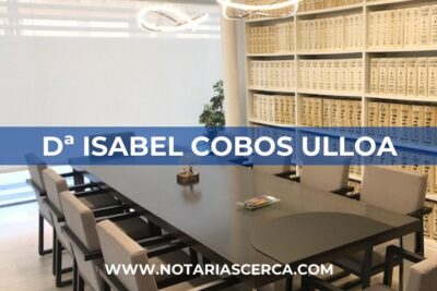 Notaría Dª Isabel Cobos Ulloa (San Fernando de Henares)