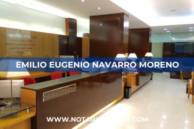 Notaría Emilio Eugenio Navarro Moreno (Almería)