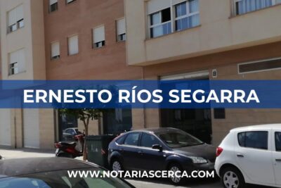 Notaría Ernesto Ríos Segarra (Liria)