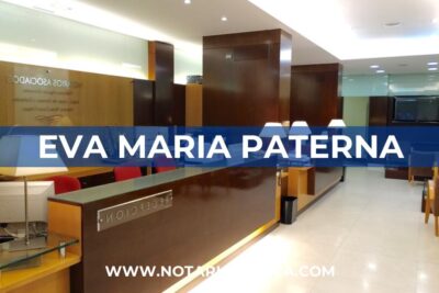 Notaría Eva Maria Paterna (Albacete)