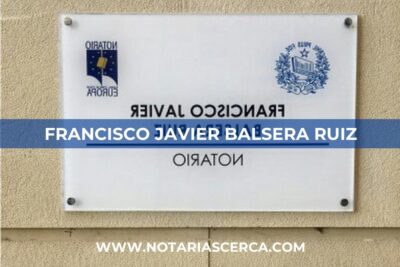 Notaría Francisco Javier Balsera Ruiz (Ceuta)