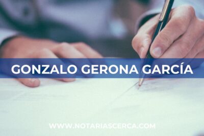 Notaría Gonzalo Gerona García (Leganés)