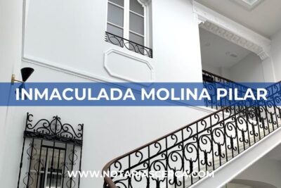 Notaría Inmaculada Molina Pilar (Almendralejo)