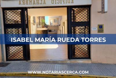 Notaría Isabel María Rueda Torres (Sanlúcar la Mayor)