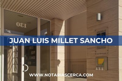 Notaría Juan Luis Millet Sancho (Jávea)