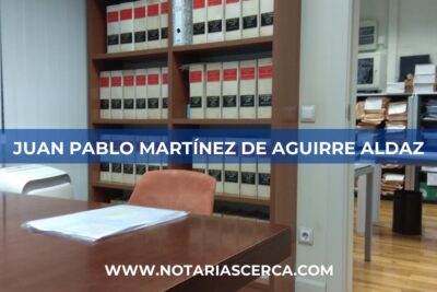 Notaría Juan Pablo Martínez de Aguirre Aldaz (Pamplona)