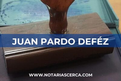 Notaría Juan Pardo Deféz (Zaragoza)