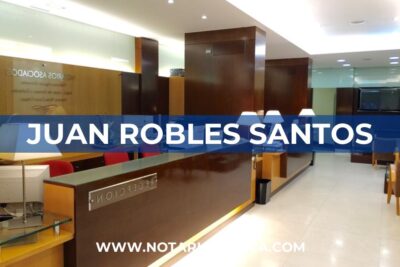 Notaría Juan Robles Santos (Teruel)
