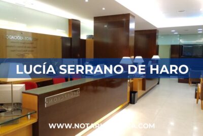 Notaría Lucía Serrano de Haro (Madrid)