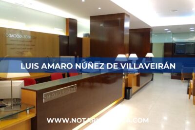 Notaría Luis Amaro Núñez de Villaveirán (Coslada)