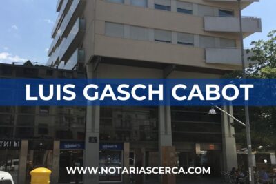 Notaría Luis Gasch Cabot (Terrassa)