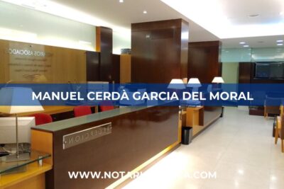 Notaría Manuel Cerdà Garcia Del Moral (Ribarroja de Turia)