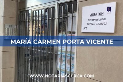 Notaría María Carmen Porta Vicente (Lleida)