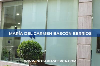 Notaría María del Carmen Bascón Berrios (Lucena)