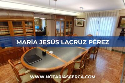 Notaría María Jesús Lacruz Pérez (Zaragoza)