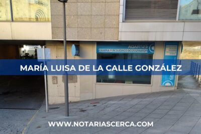 Notaría María Luisa de la Calle González (Ávila)