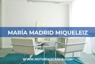 Notaría María Madrid Miqueleiz (Pamplona)