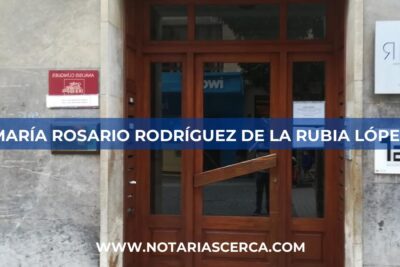 Notaría María Rosario Rodríguez de la Rubia López (Inca)