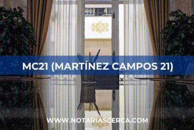 Notaría MC21 (Martínez Campos 21) (Madrid)
