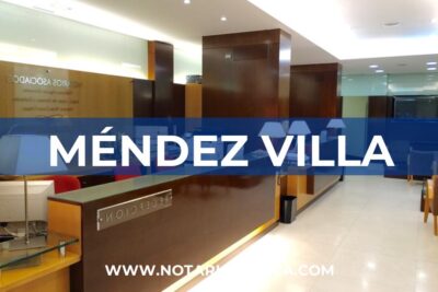 Notaría Méndez Villa (Santander)