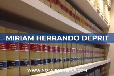 Notaría Miriam Herrando Deprit (Madrid)