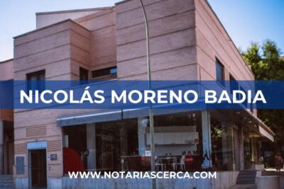 Notaría Nicolás Moreno Badia (Toledo)