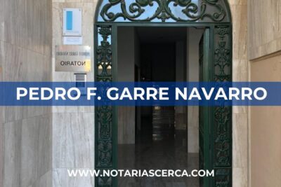 Notaría Pedro F. Garre Navarro (San Javier)