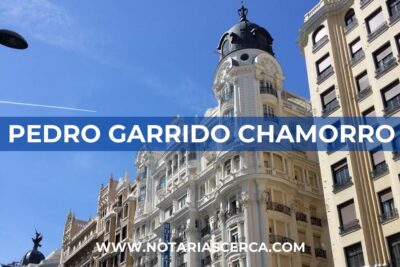 Notaría Pedro Garrido Chamorro (Madrid)