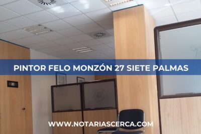 Notaría Pintor Felo Monzón 27 Siete Palmas (Las Palmas de Gran Canaria)