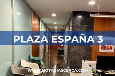 Notaría Plaza España 3 (Zaragoza)