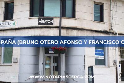 Notaría Praza de España (Bruno Otero Afonso y Francisco Cano Gómez) (Ferrol)