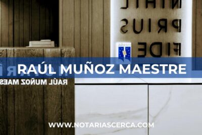 Notaría Raúl Muñoz Maestre (A Coruña)