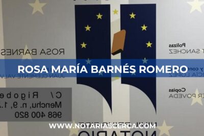 Notaría Rosa María Barnés Romero (Puerto Lumbreras)