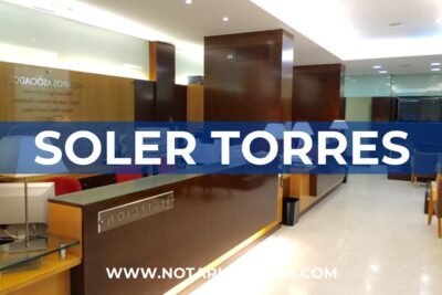 Notaría Soler Torres (Tarragona)
