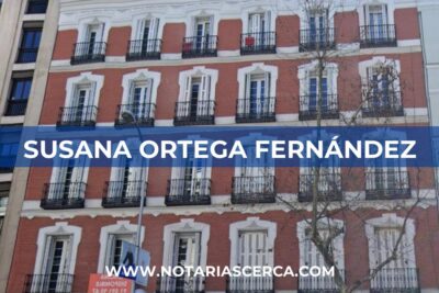 Notaría Susana Ortega Fernández (Madrid)