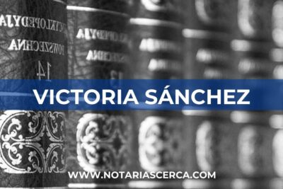 Notaría Victoria Sánchez (Segovia)