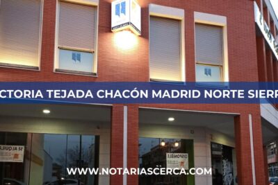 Notaría Victoria Tejada Chacón Madrid Norte Sierra (Colmenar Viejo)