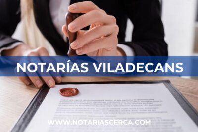 Notarías en Viladecans (Barcelona)